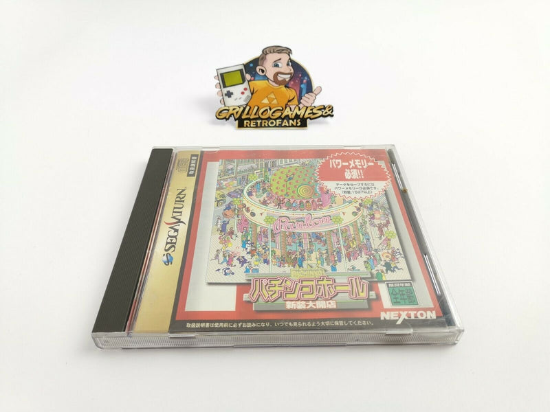 Sega Saturn game "Pachinko Hall Shinso Dai Kaiten" original packaging | Japanese | SegaSaturn