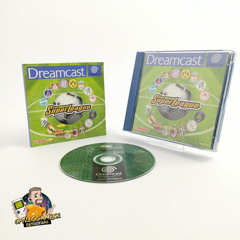 Sega Dreamcast game "European Super League" DC | Original packaging | PAL football