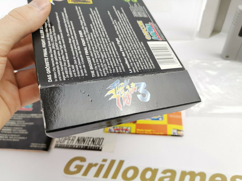 Super Nintendo game "Final Fight 3" | Snes | Original packaging | Pal | CIB