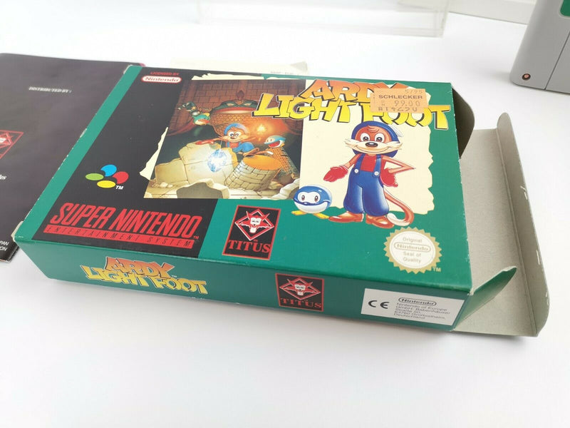 Super Nintendo game "Ardy Light Foot" | Snes | Original packaging | Pal | CIB