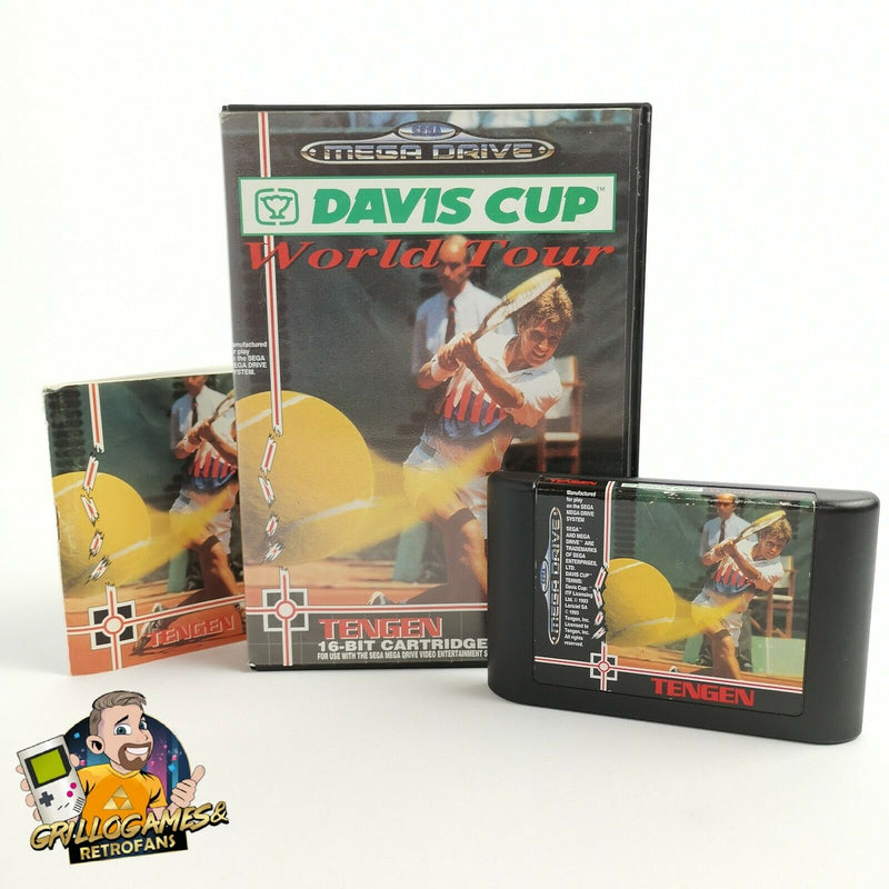Sega Mega Drive Spiel " Davis Cup World Tour " MD MegaDrive | OVP | PAL | Tennis