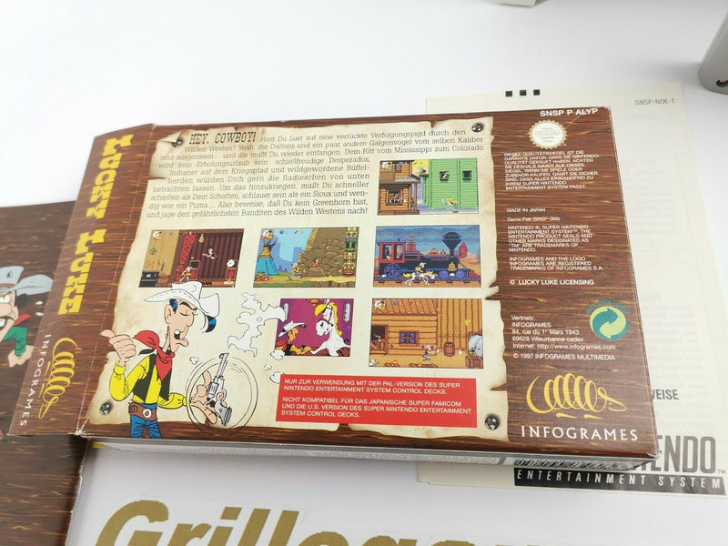 Super Nintendo Spiel " Lucky Luke " Snes | Ovp | Pal | CIB |