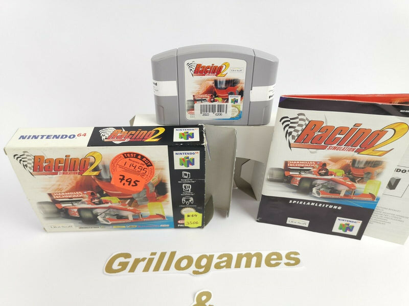 Nintendo 64 Spiel " Racing Simulation 2 " | N64 | Ovp | Pal