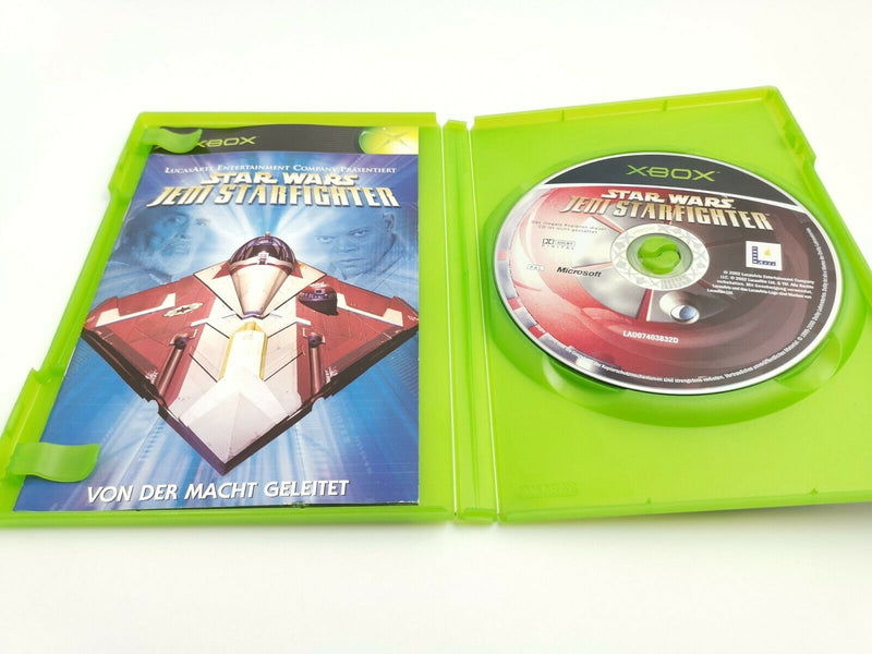 Microsoft Xbox Classic Game "Star Wars Jedi Starfighter" Original Box | Pal