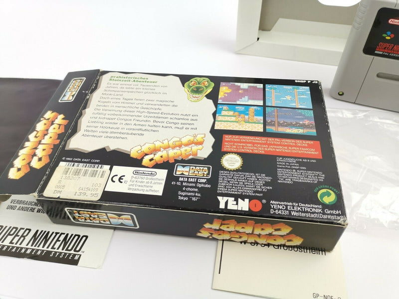 Super Nintendo Spiel " Congo´s Caper " | Snes | Ovp | Pal | Congos Caper