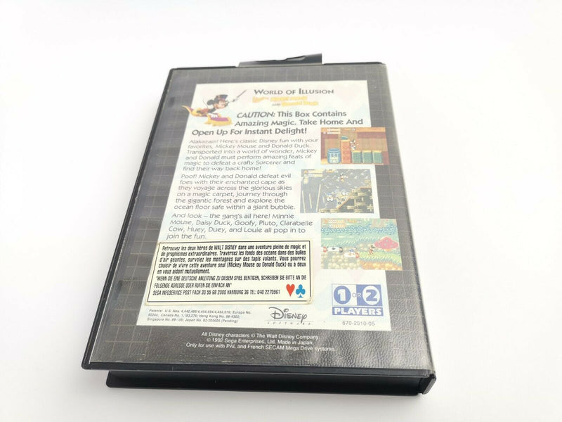 Sega Mega Drive Spiel " World of Illusion Starring Mickey Mouse and Donald Duck