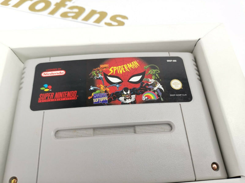 Super Nintendo Spiel " Spider-Man " Snes | Ovp | Pal |CIB | Marvel Comics