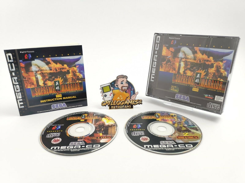 Sega Mega CD game "Supreme Warrior" MegaCD | MC | Original packaging | Pal