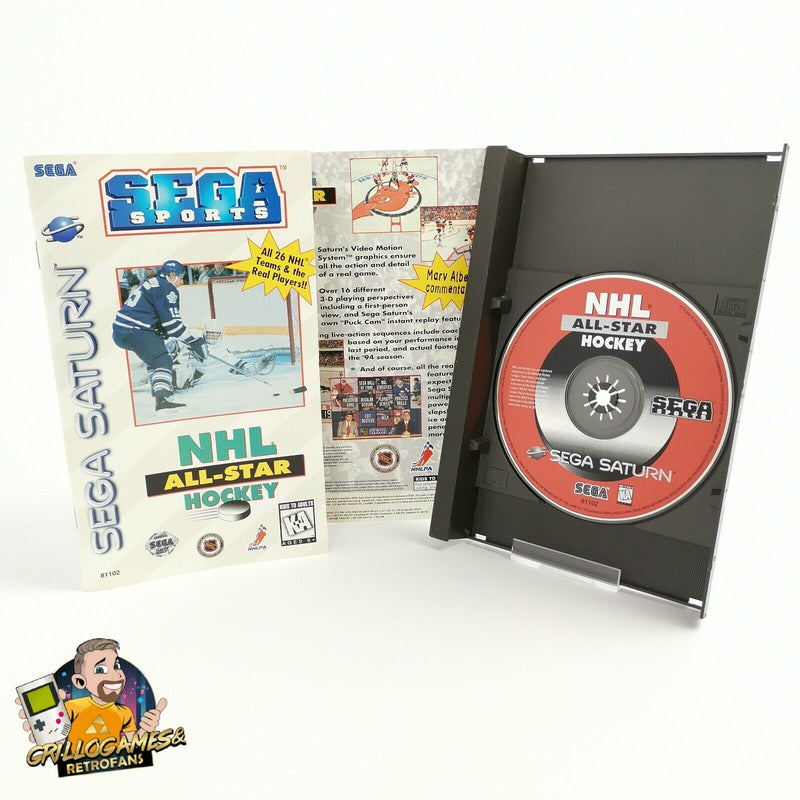 Sega Saturn Spiel " NHL All-Star Hockey " SegaSaturn | NTSC-U/C USA | Icehockey