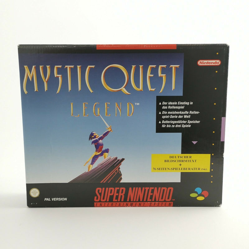 Super Nintendo Spiel " Mystic Quest Legend " SNES Big Box | OVP | PAL NOE