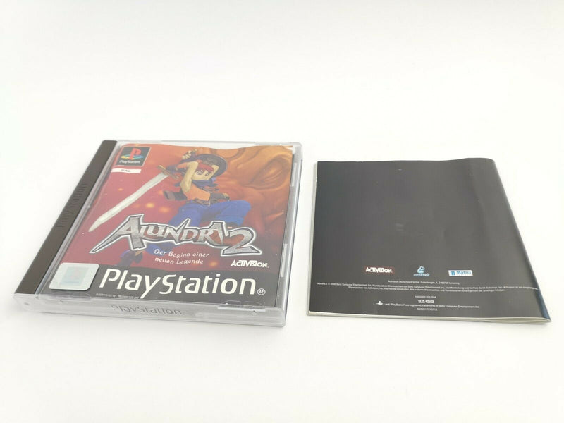 Sony Playstation 1 Spiel " Alundra 2 & Strategy Guide " Lösungsbuch | Ps1