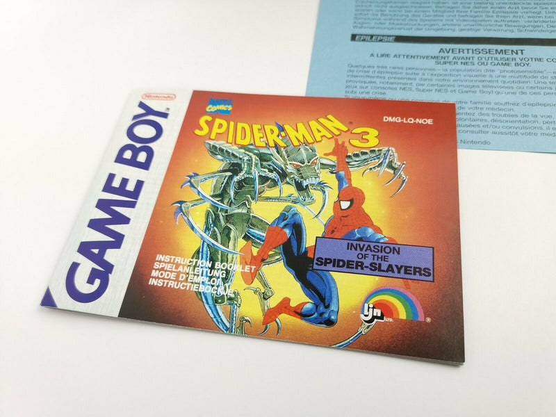 Nintendo Gameboy Classic Game "Spider-Man 3" Original Box | Pal | NOE-1 | Spiderman 3