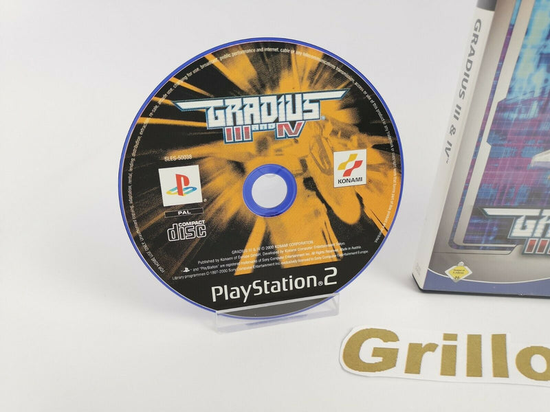 Sony Playstation 2 Spiel " Gradius III & IV "| Ps2 | Pal | Ovp