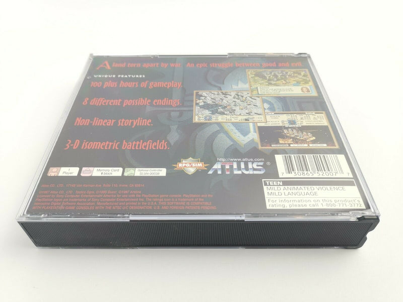 Sony Playstation 1 " Tactics Ogre OgreBattle Series & Strategy Guide " Ps1 |Ntsc