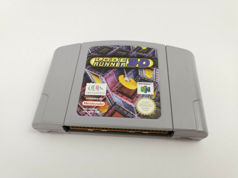 Nintendo 64 game "Lode Runner 3-D" N64 | Original packaging | PAL version NOE LodeRunner 3D