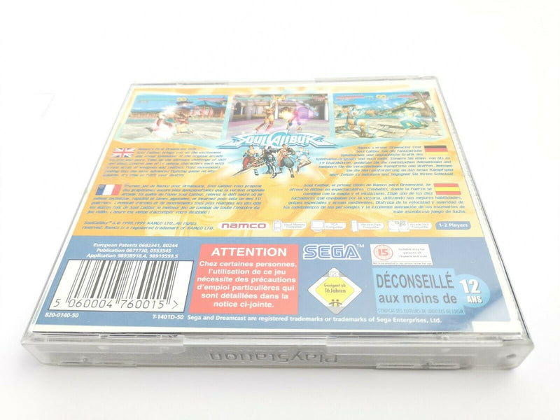 Sega Dreamcast game "Soul Calibur" DC | Pal | Ovp