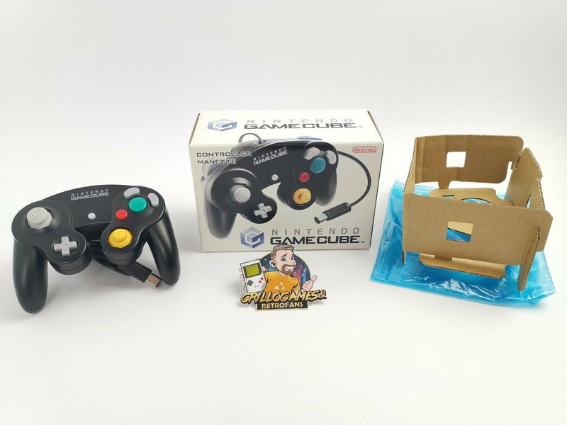 Nintendo Gamecube Controller Schwarz | Game Cube | Ovp | Pal | * Top Zustand
