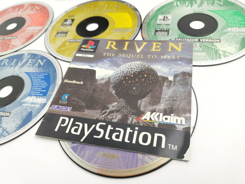 Sony Playstation 1 Spiel " Riven The Sequel to Myst " Pal | Ovp |  Ps1 | Psx