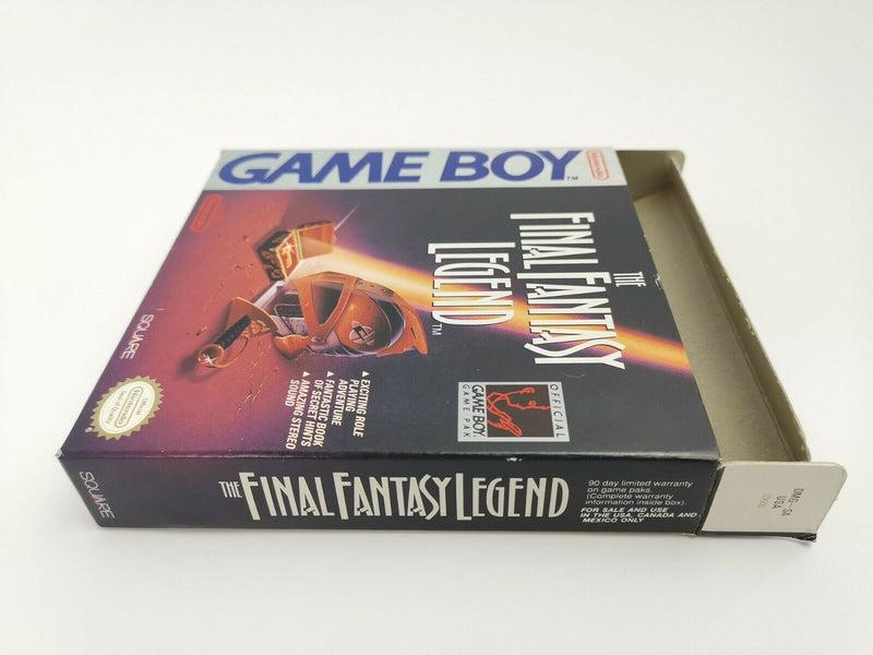 Nintendo Gameboy Classic Game "The Final Fantasy Legend" Original Box | NTSC |Game Boy