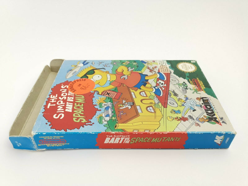 Nintendo Entertainment System Spiel " The Simpsons Bart vs. the Space Mutants "