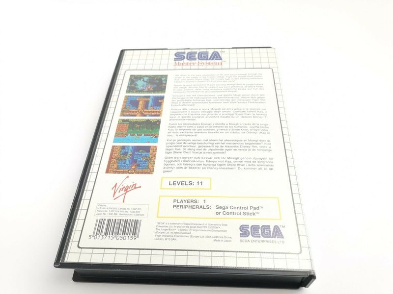 Sega Master System game "The Jungle Book" Pal | Original packaging | MS master system