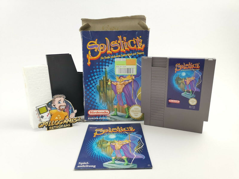 Nintendo Entertainment System game "Solstice" NES | Original packaging | PAL-B NOE