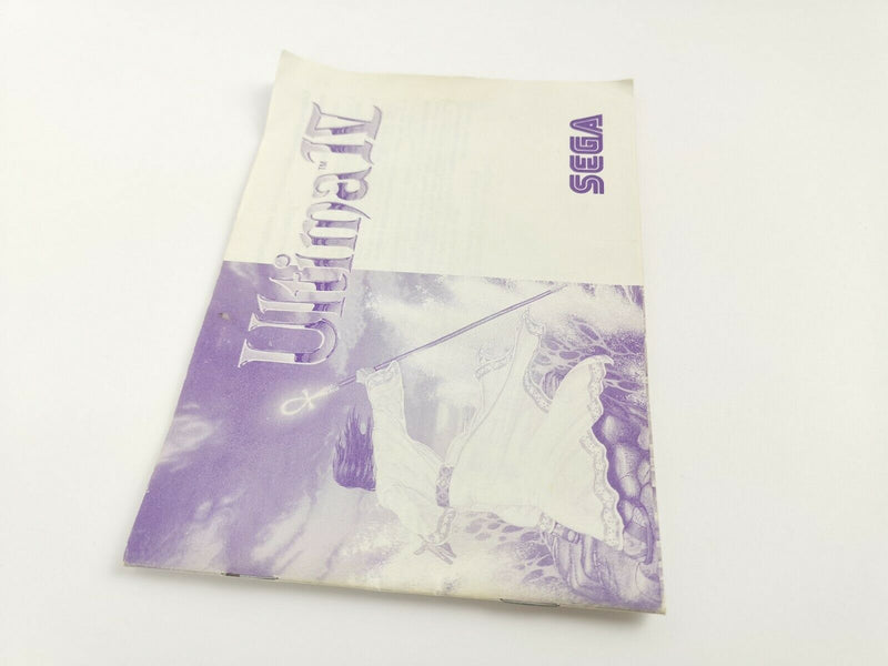 Sega Master System game "Ultima IV 4" original packaging | Pal | MS