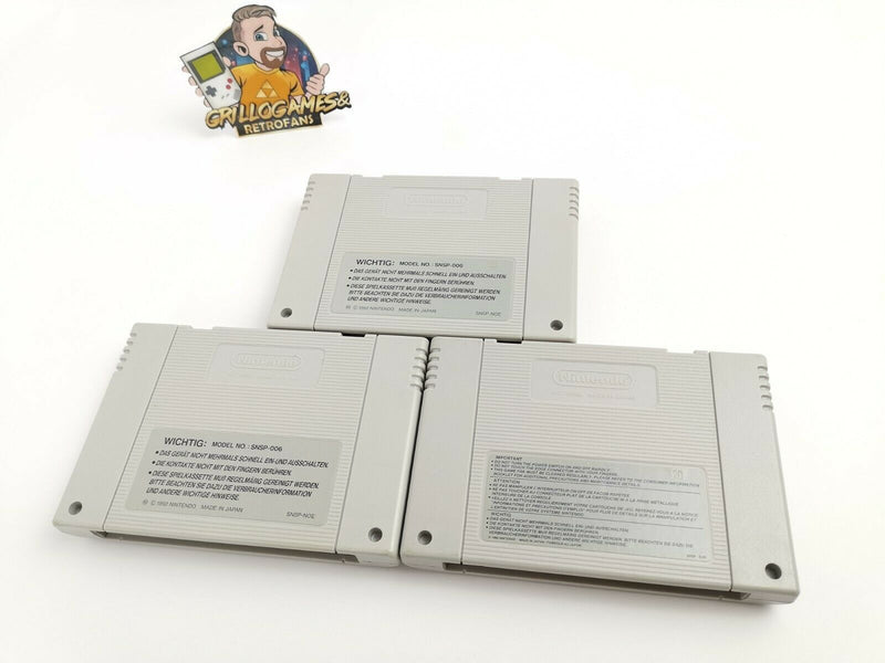 Super Nintendo Spiele " 3 Sport Spiele Bundle " Soccer, Tennis, Basketball
