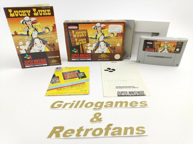 Super Nintendo Spiel " Lucky Luke " Snes | Ovp | Pal | CIB |