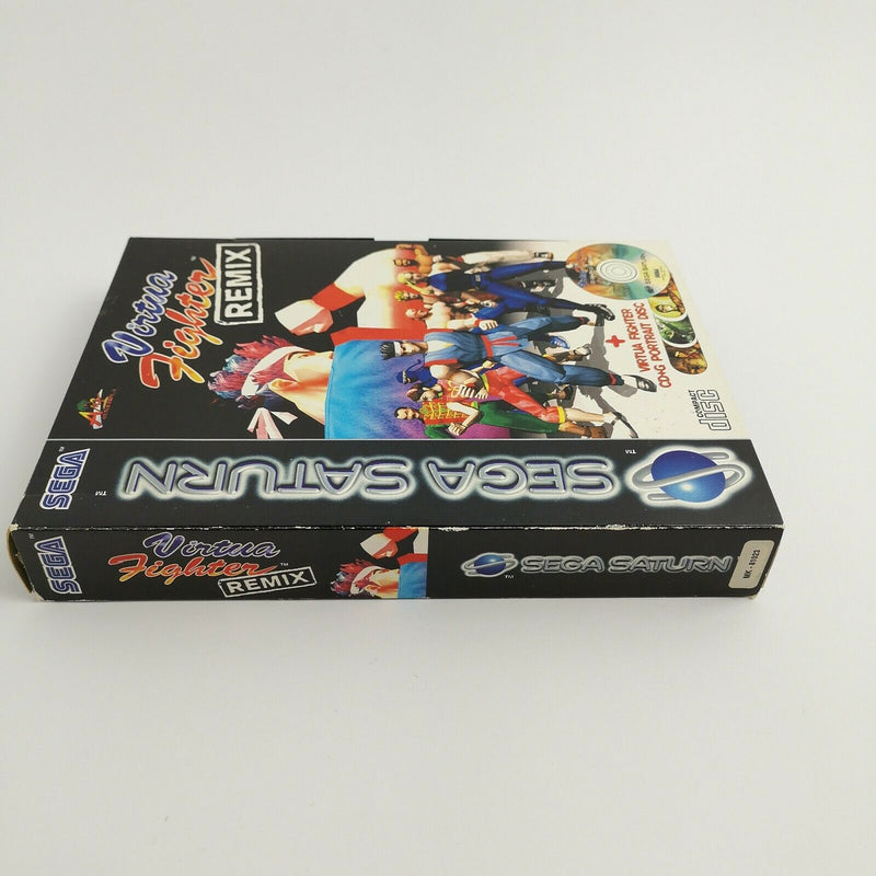 Sega Saturn Spiel " Virtua Fighter Remix + Portrait Disc " Big Box | OVP | PAL