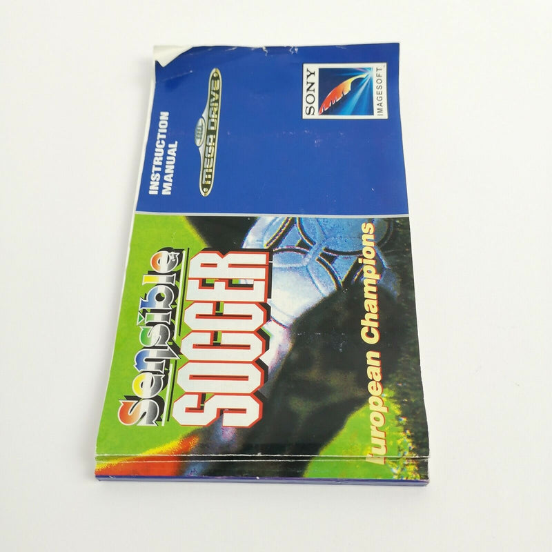Sega Mega Drive game "Sensible Soccer" MD MegaDrive | Original packaging | PAL football