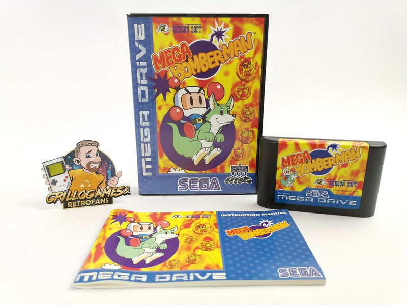 Sega Mega Drive Spiel " Mega Bomberman " Pal | Ovp | Sega MD