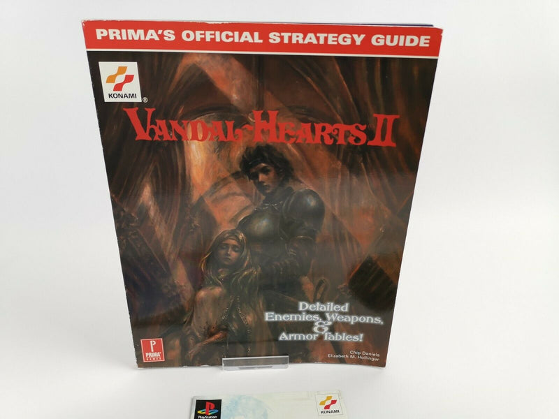 Sony Playstation 1 Spiel " Vandal Hearts II 2 + Strategy Guide " Ps1 | Ovp | Pal