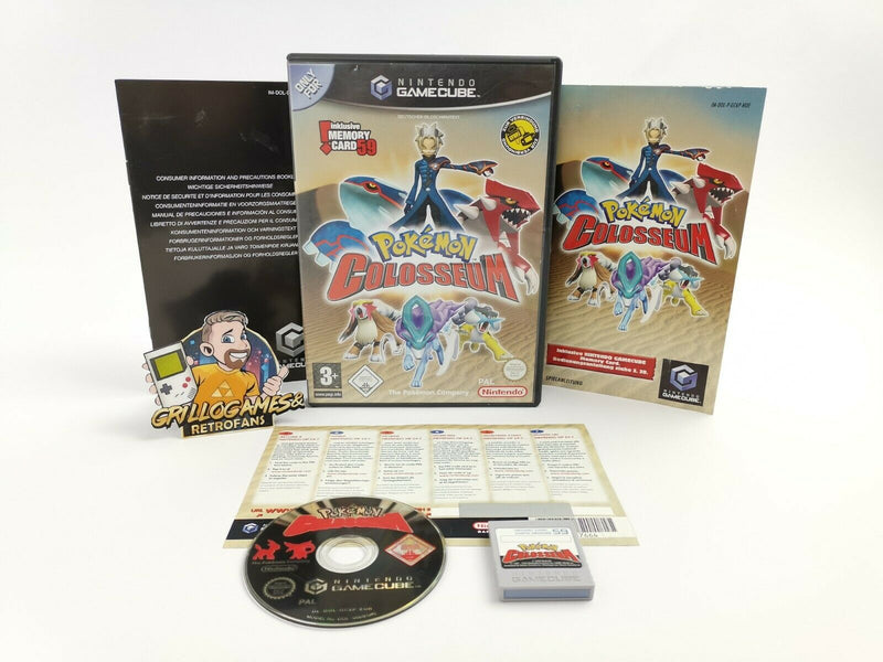 Nintendo Gamecube game "Pokemon Colosseum" original packaging | Pal | GameCube