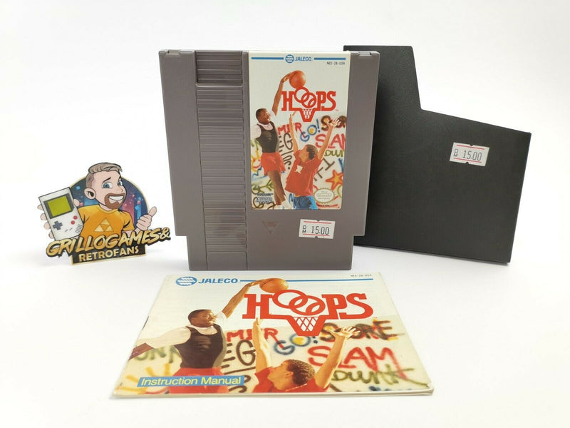 Nintendo Entertainment System Spiel " Hoops " NES | Modul | Ntsc USA