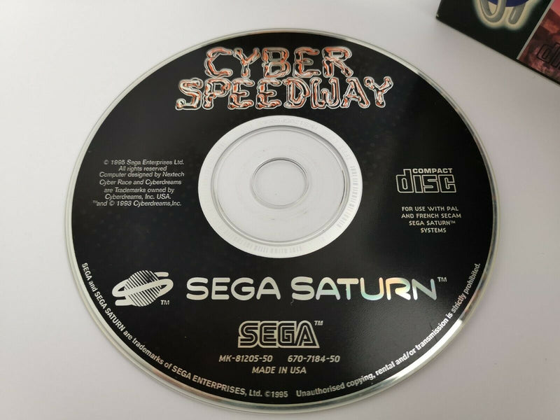 Sega Saturn Spiel " Cyber Speedway " Ss SegaSaturn | OVP | PAL
