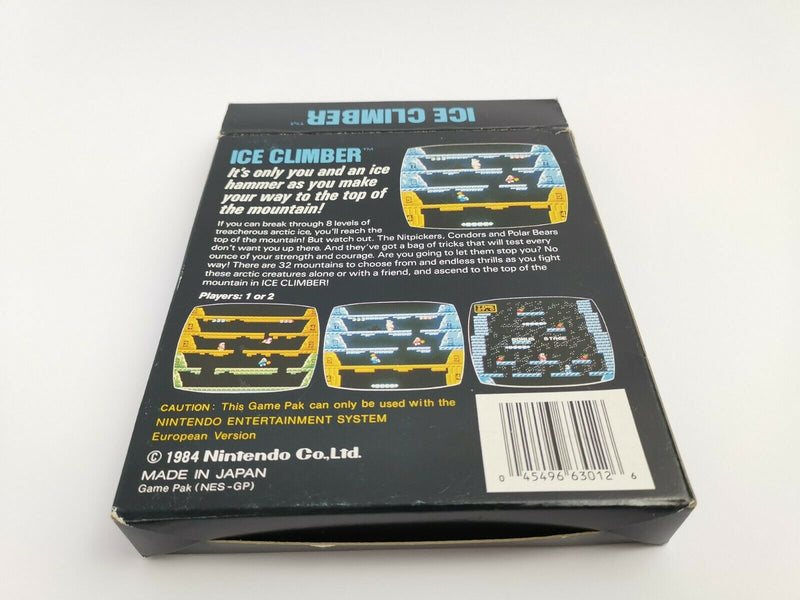 Nintendo Entertainment System game "Ice Climber" NES | Original packaging | PAL EEC