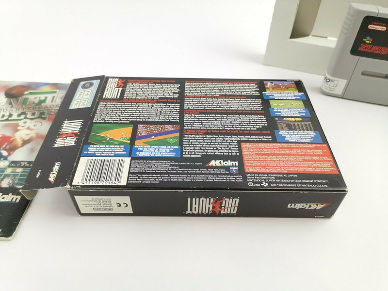 Super Nintendo Spiel " Big Hurt " Snes | Ovp | Pal | CIB |