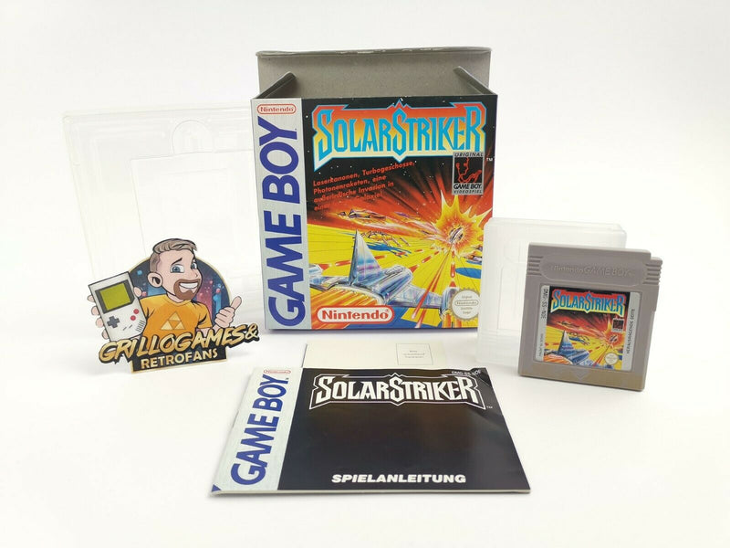 Nintendo Gameboy Classic Game "Solar Striker" Original Box | Pal | NOE-1 Game Boy
