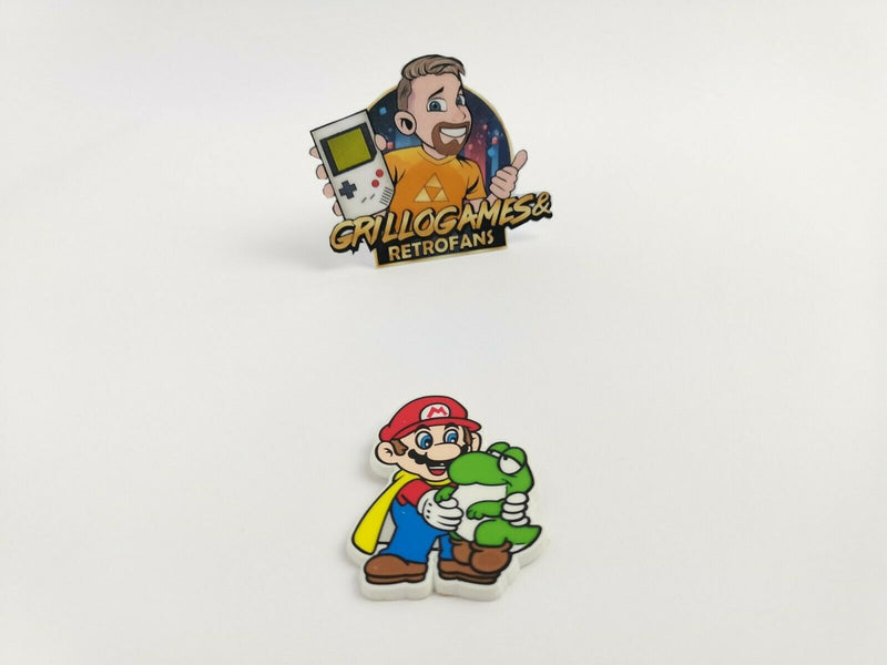 Nintendo Mario &amp; Yoshi Lapel Pin | Pin | Badge 1995