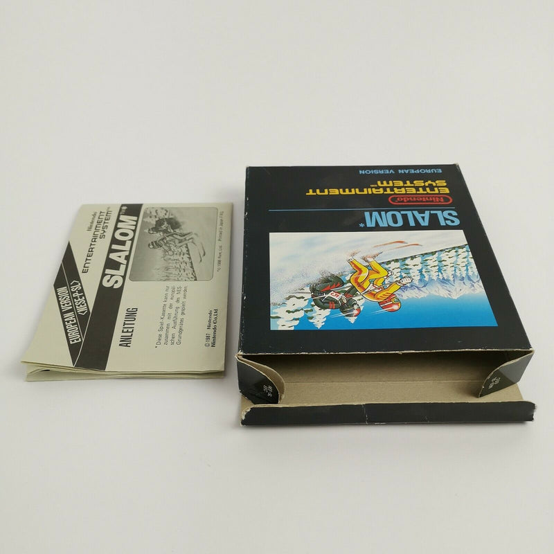Nintendo Entertainment System game "Slalom" NES | Bee graves | OVP PAL