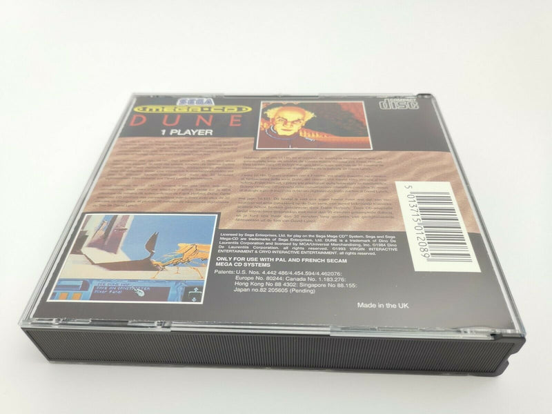 Sega Mega CD Spiel " DUNE "  MegaCD | MC | Ovp | Pal