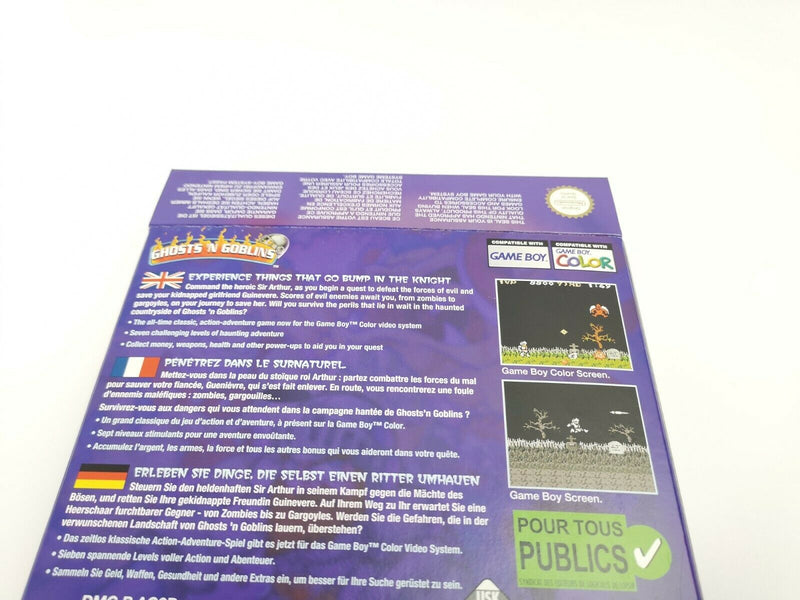 Nintendo Gameboy Color Spiel " Ghosts N Goblins " Ovp | Pal | GBC | Capcom