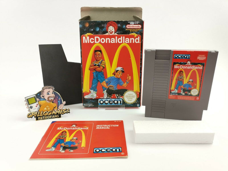 Nintendo Entertainment System Spiel " Mc Donaldland " NES | Ovp | McDonaldland