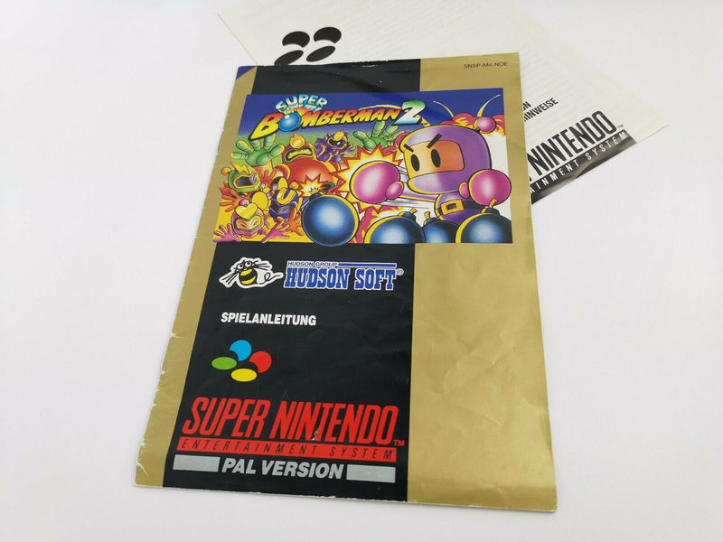 Super Nintendo Spiel " Super Bomberman 2 " Snes | Ovp | NOE Pal | Bomber Man