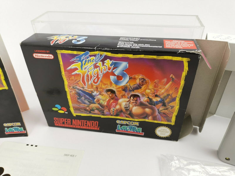 Super Nintendo game "Final Fight 3" | Snes | Original packaging | Pal | CIB