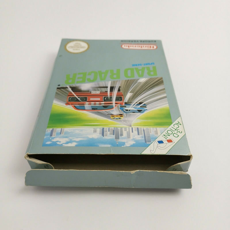 Nintendo Entertainment System Spiel " Rad Racer + 3D Brille | NES OVP PAL-B NOE
