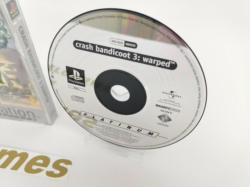 Sony Playstation 1 Spiel " Crash Bandicoot 3 Warped "| PS1 | Pal | Ovp *Platinum