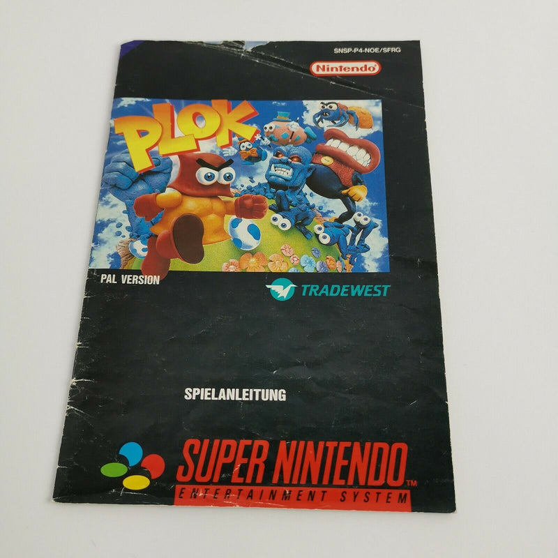 Super Nintendo Spiel " Plok " SNES | OVP | PAL NOE SFRG