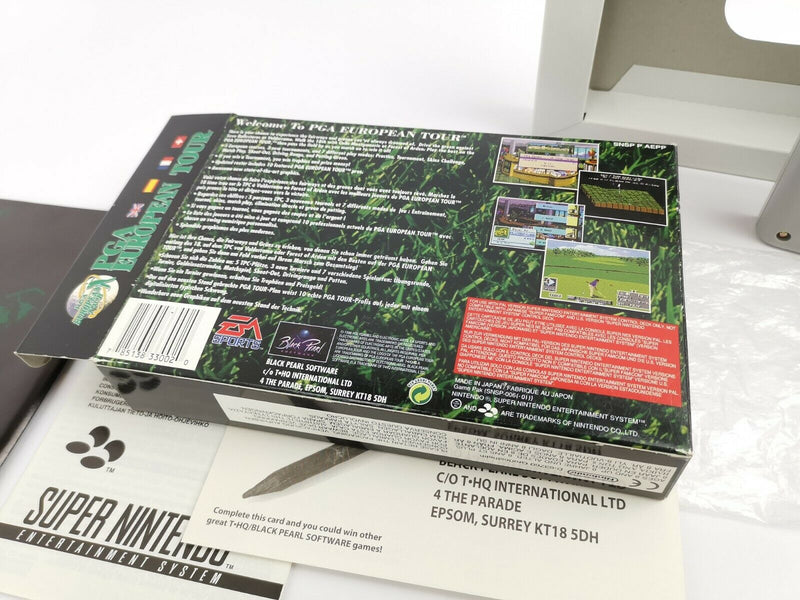 Super Nintendo Spiel " PGA European Tour " | Snes | Ovp | Pal | CIB